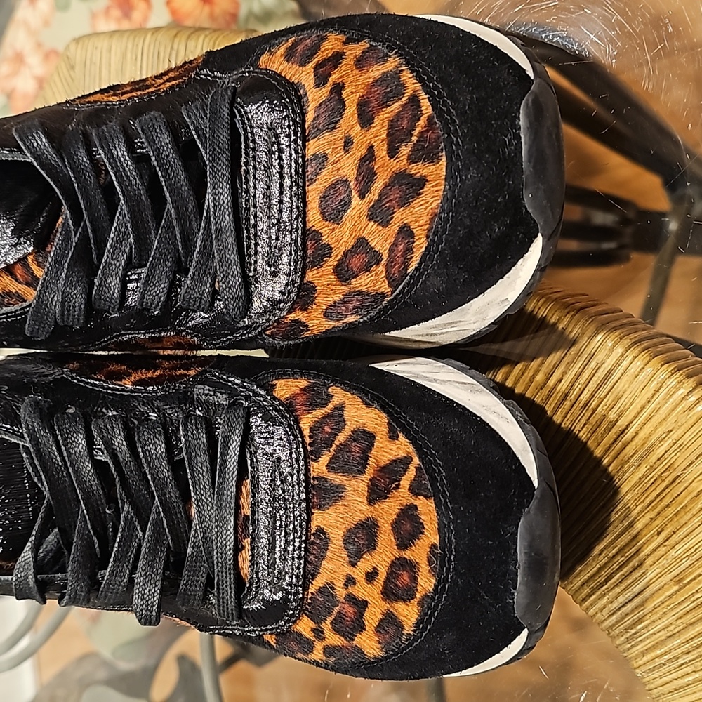 Philippe Model Leopard Print Montecarlo Sneakers - image 3